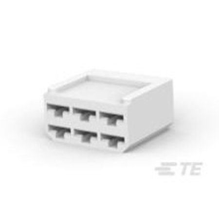 TE CONNECTIVITY Combination Line Connector, 6 Contact(S), Female, Crimp Terminal, Receptacle 880297-1